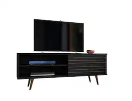 Manhattan Comfort - Liberty Mid-Century Modern 63" TV Stand - Black