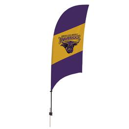 Victory Corps - Minnesota State Mavericks 7.5' Tonal Razor Feather Stake Flag - Multicolor