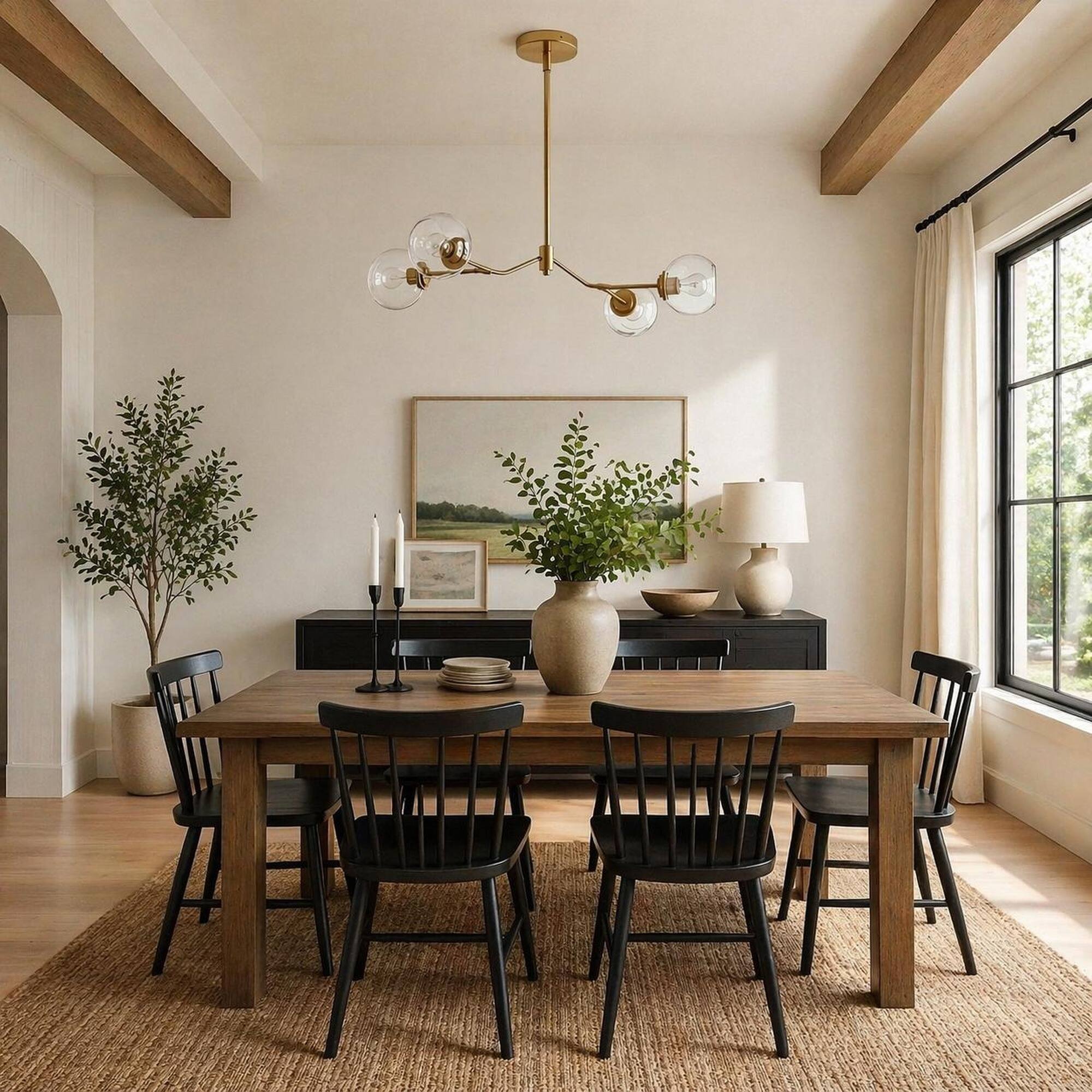 Left. RYHNUYNE - 36 in. 4-Light Modern Farmhouse Linear Chandelier with Clear Glass for Kitchen Island Dining Room - Clear,Gold.