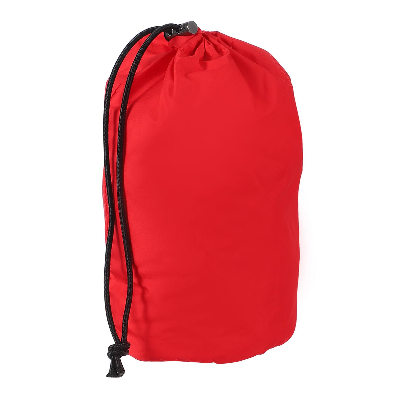 Front. Unique Bargains - Stuff Sack, Sleeping Bag Storage Sack, Waterproof Outdoor Storage, Ultralight Portable Drawstring, 4x8In, for Camping - Red.
