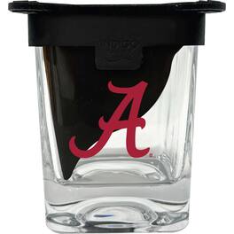 Indigo Falls - Alabama Crimson Tide 10oz. Ice Wedge Glass - Multicolor