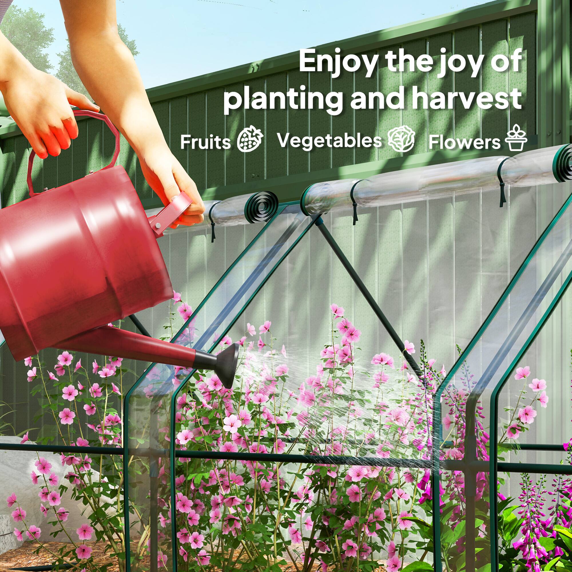 Enjoy the joy of planting and harvest

Fruits Vegetables Flowers