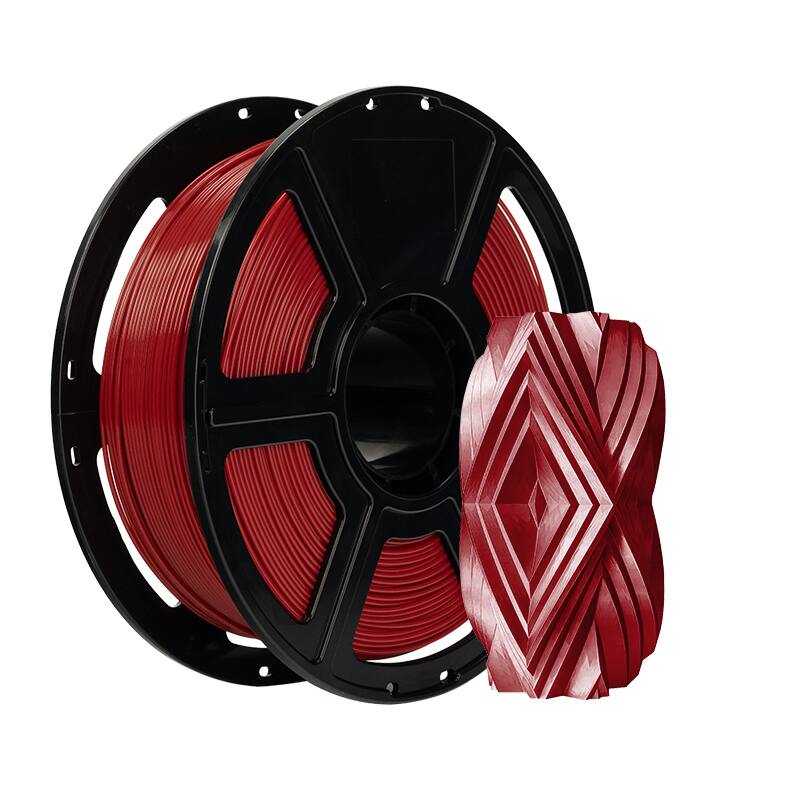 Front. Flashforge - HS PLA Ruby Red 1kg, 3D Printer Filament, 1.75mm Diameter, 1kg (2.2 lbs) Spool, ±0.02mm Accuracy.