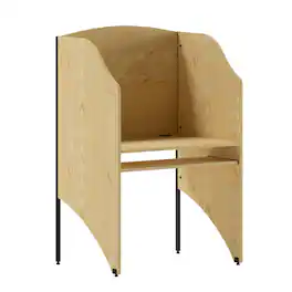 Emma + Oliver - Starter Study Carrel Home School Furniture - Oak