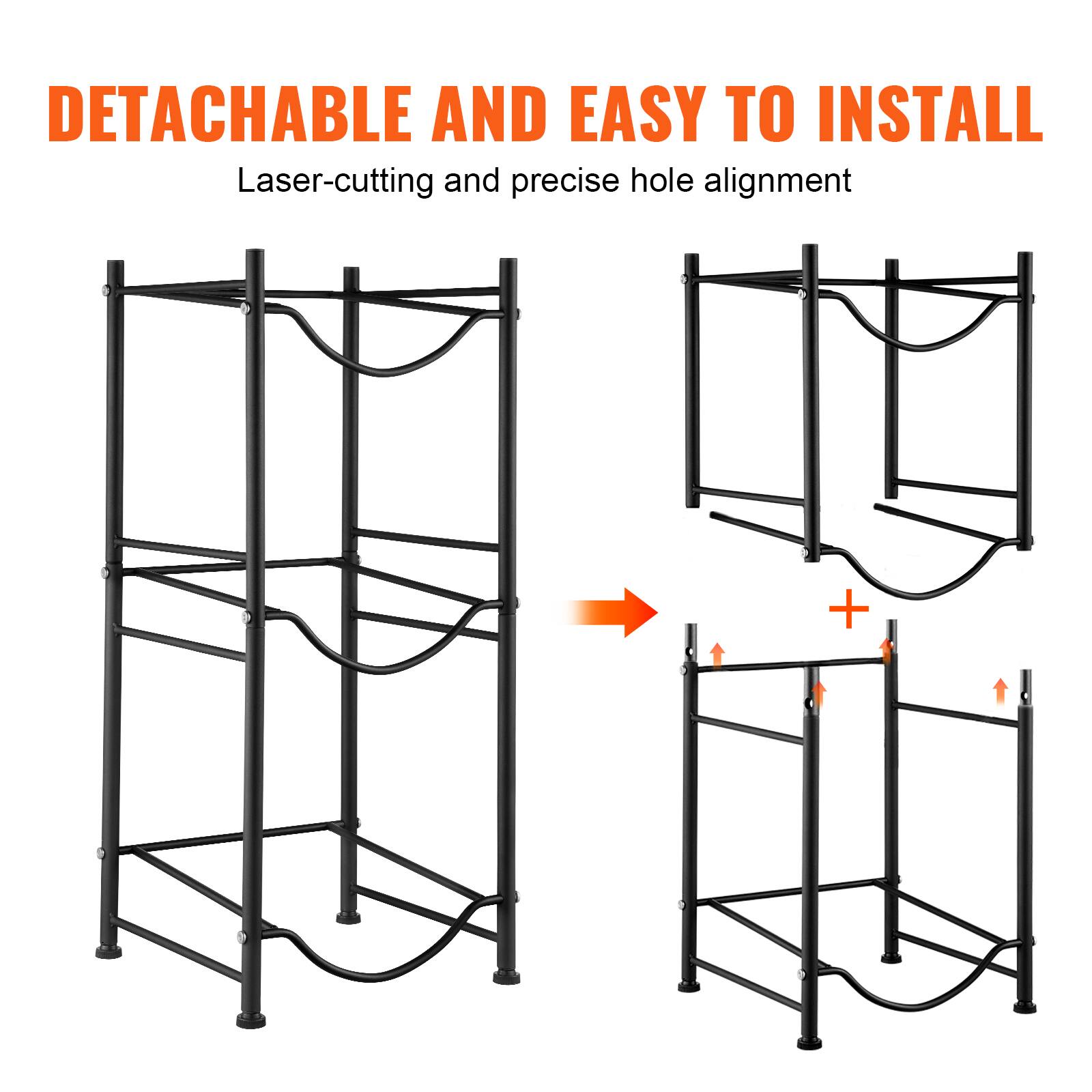 DETACHABLE AND EASY TO INSTALL  
Laser-cutting and precise hole alignment