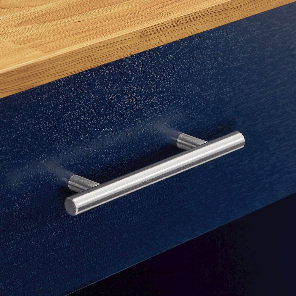 Alt View 10. Crosley Furniture - Stella Kitchen Cart - Navy.