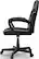 Left. ACGAM - Slim Breathable Fabric Ergonomic Chair, Computer Desk Chair, High Back Swivel Adjustable Office Chair w/ Armrests - Black.