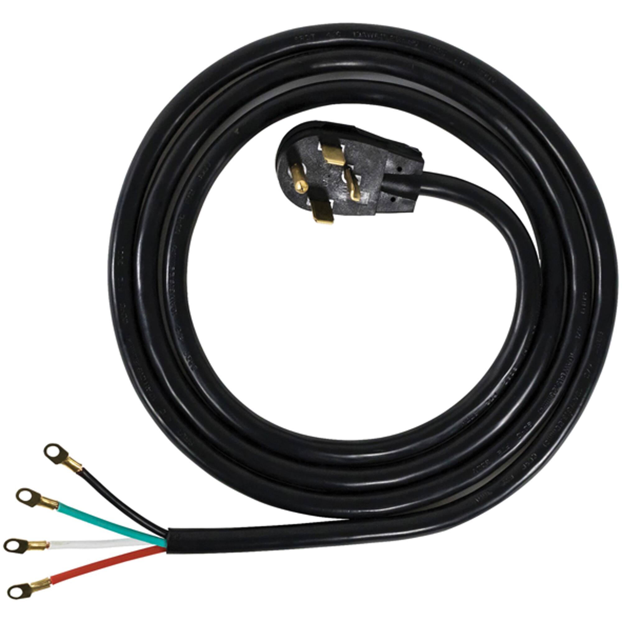 Certified Appliance Accessories 4 Wire Eyelet 30 Amp Dryer Cord 10 ft ...