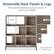 Removable Back Panels & Legs
Three optional back panels give you a choice of style for your storage.
11.25 in. Removable Solid Metal Legs