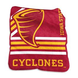 Logo Brands - Iowa State Cyclones 50" x 60" Team Raschel Throw Blanket - Multicolor