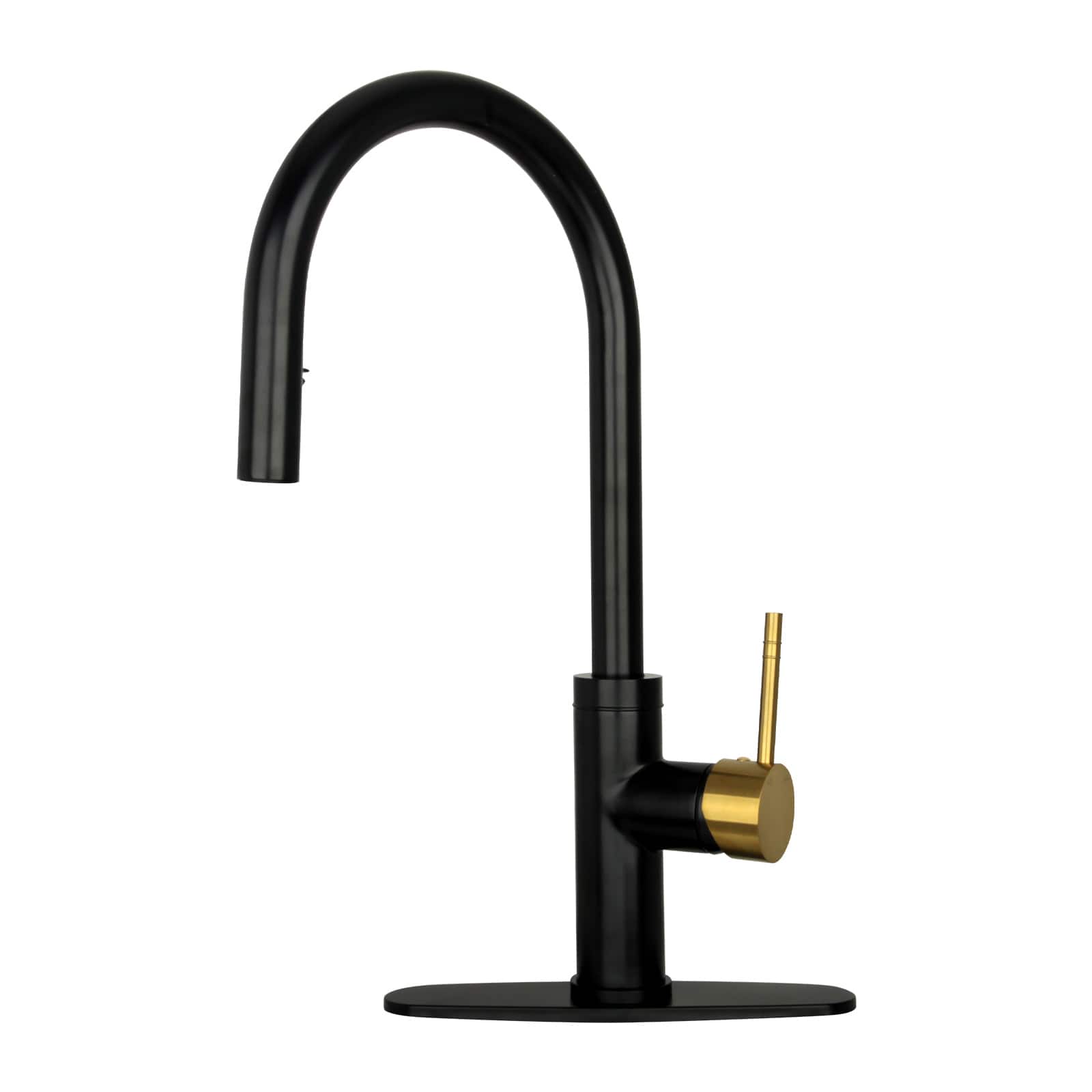 Single Handle Solid Brass Kitchen Faucet with Pull Down Sprayer price history on PriceWatchPro