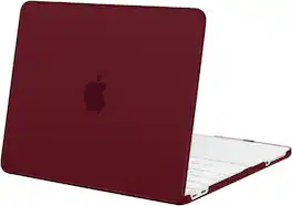 mosiso - Protective Hard Shell Case for MacBook Neo 13 inch Model A3404 (2026) - Burgundy