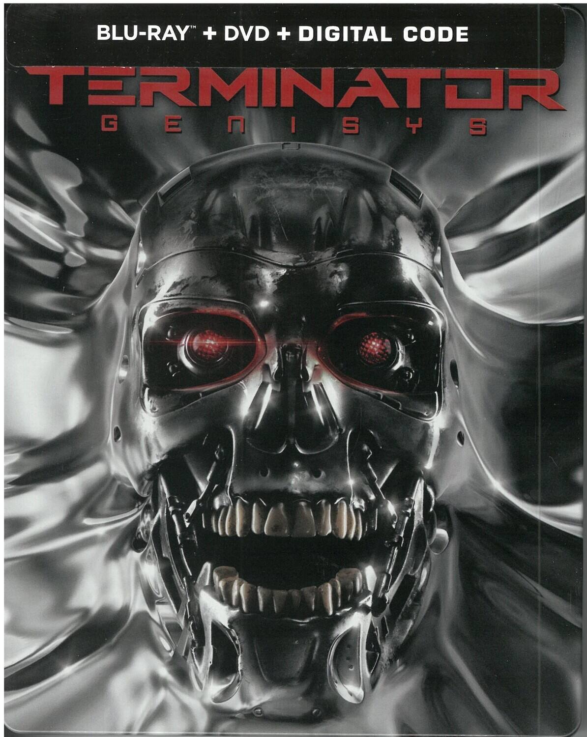 Front. Terminator Genisys (Steelbook)   - BLU-RAY.
