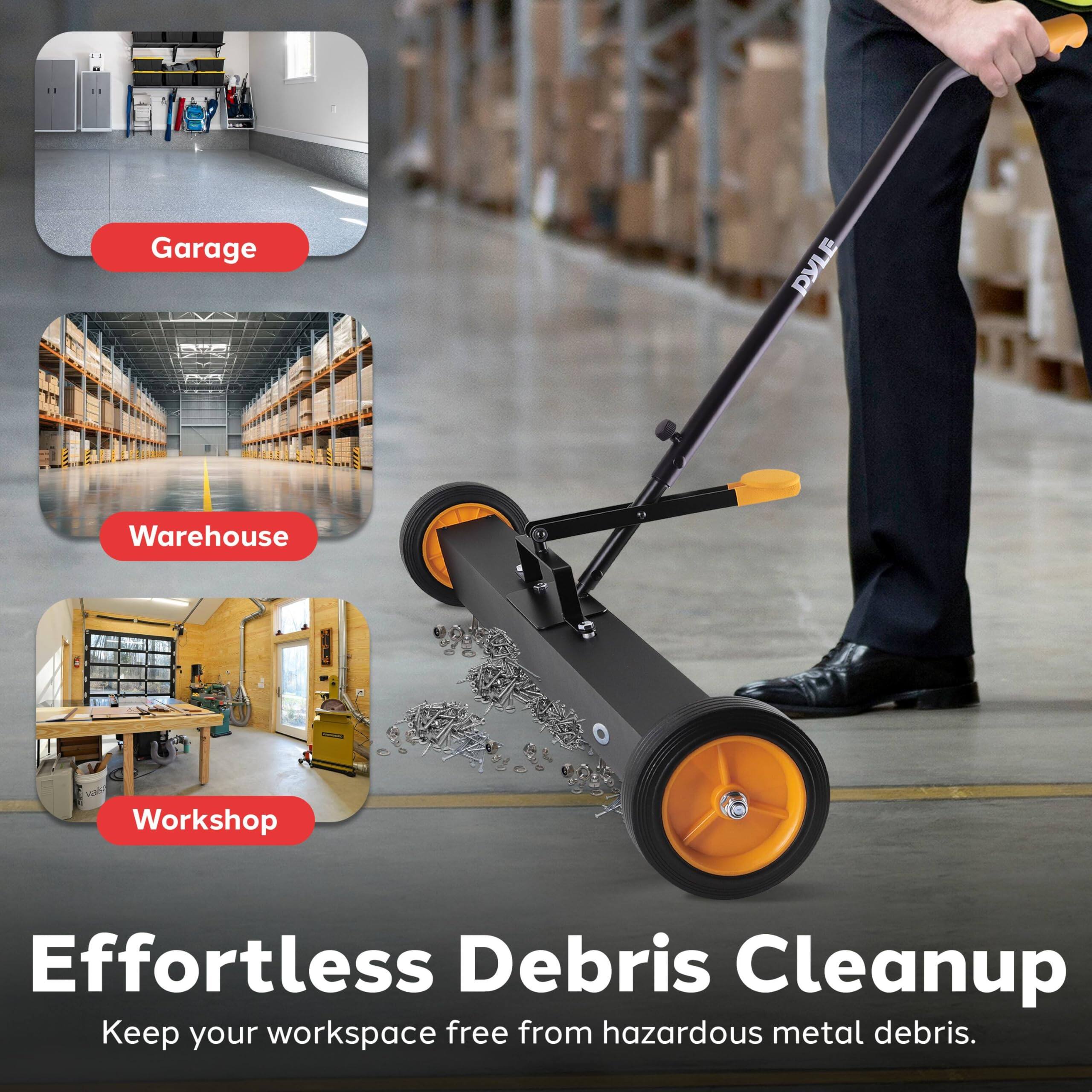 Garage  
Warehouse  
Workshop  

Effortless Debris Cleanup  
Keep your workspace free from hazardous metal debris.