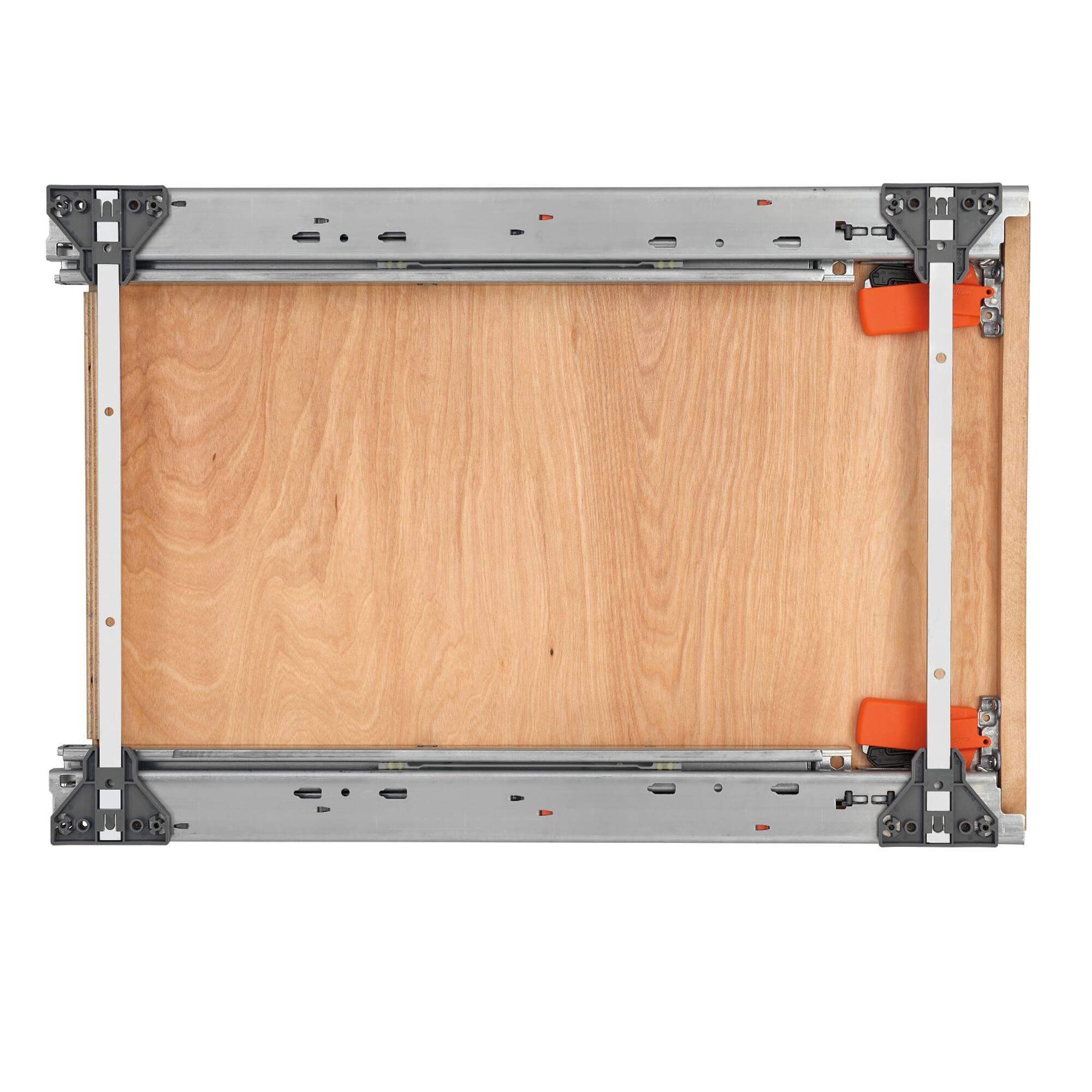 Alt View 7. Rev-A-Shelf - Rev-A-Shelf Food Storage Container Organizer w/ Soft-close, Natural, 4FSCO-24SC-1 - Light Brown.