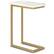 Front Zoom. Simpli Home - Skyler C Side Table with Marble Top - Marble Top/ Gold.
