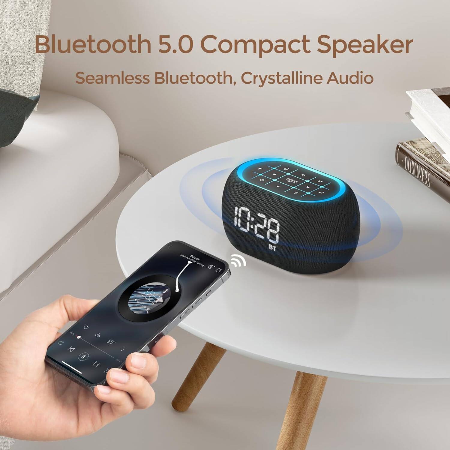 Bluetooth 5.0 Compact Speaker  
Seamless Bluetooth, Crystalline Audio