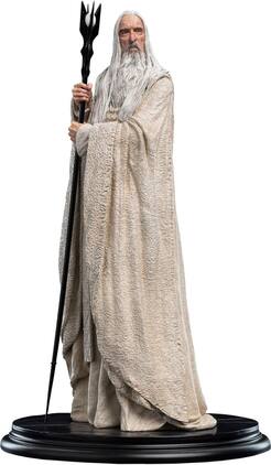 Weta Workshop - The Lord of The Rings Trilogy - Classic Series - Saruman the White Polystone Statue - COLLECTIBLES - Multicolor