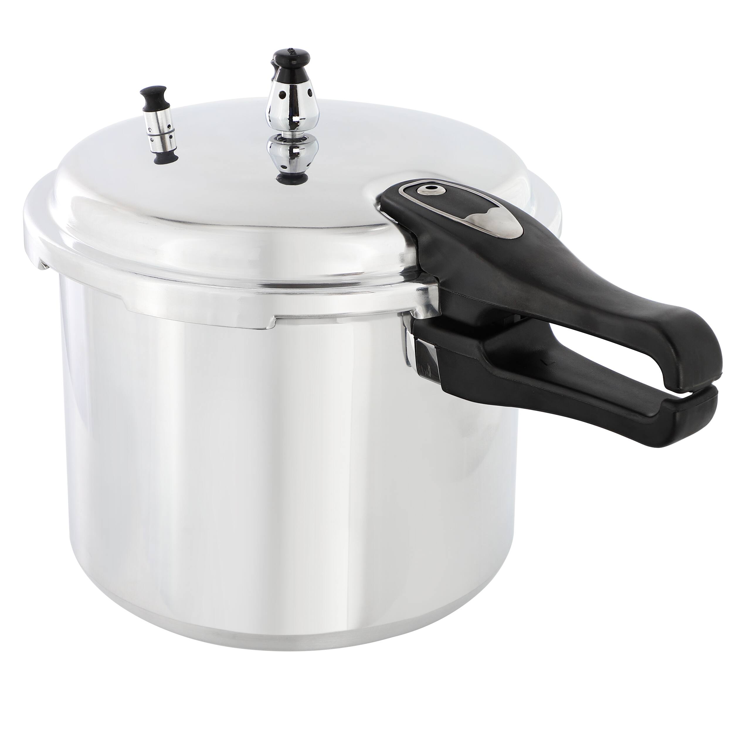 Alt View 2. MegaChef - MegaChef 9.5 Quart Induction and Stovetop Pressure Cooker with Steamer - Silver.
