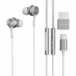 Maxell - Fusion X USB-C Earbuds - Stereo - USB Type C - Wired - 32 Ohm - 20 Hz to 20 kHz - Earbud - Binaural - In-ear - White