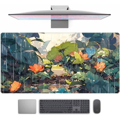 Dark Academia Tappetino Mouse XXL 800x400mm – Stile MTG, Estetica Vintage, Base Antiscivolo