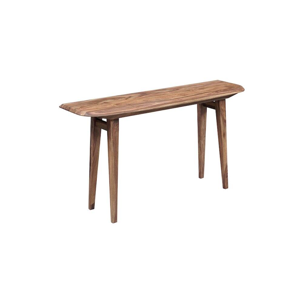 Alt View 3. Porter Designs - Fusion Solid Sheesham Wood Console Table - Natural.