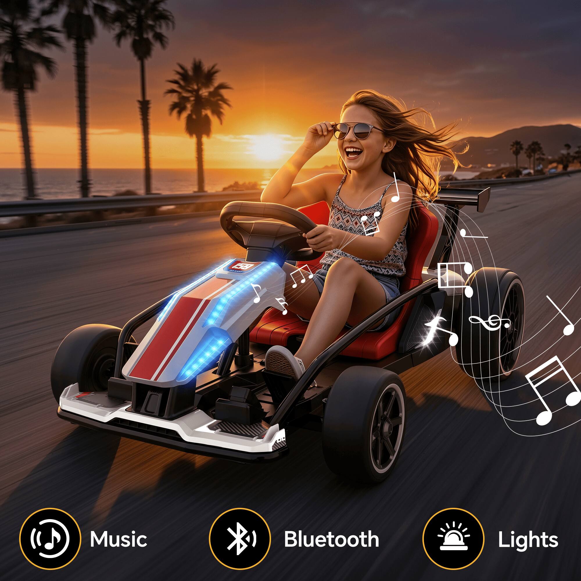 159
Music
Bluetooth
Lights