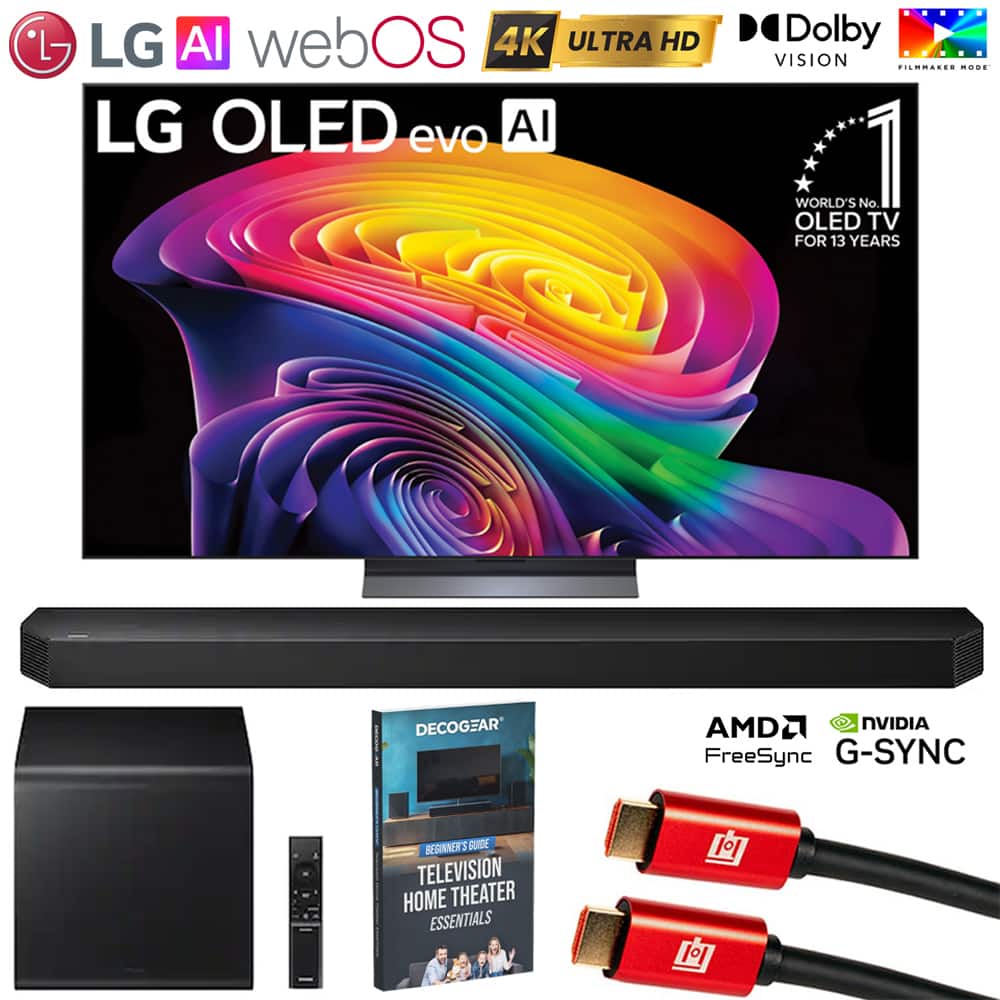 "Bundle - LG - 65"" OLED evo AI C6 4K Smart webOS TV (2026) + HWQ800H Q-series Soundbar System" price history on PriceWatchPro
