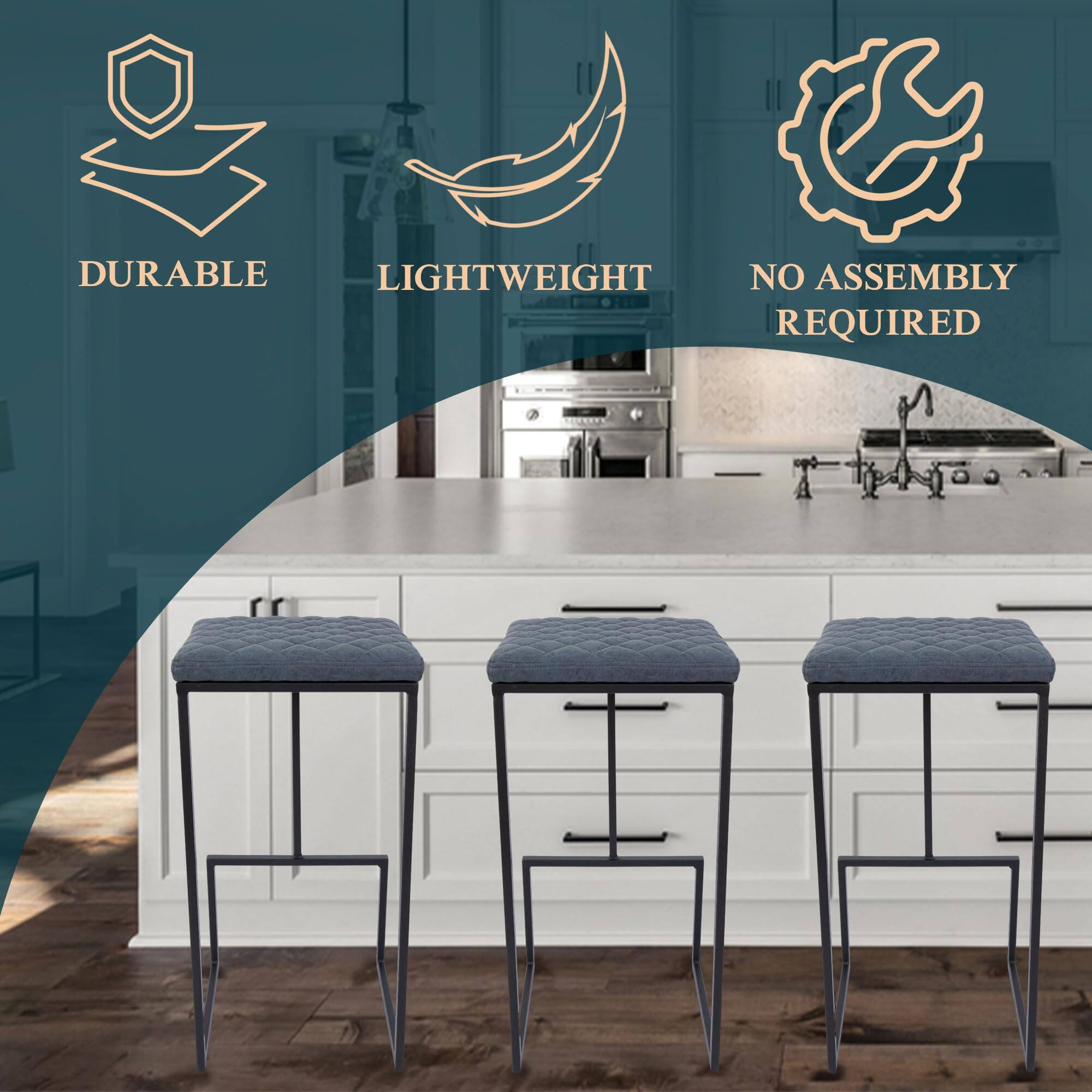 DURABLE  
LIGHTWEIGHT  
NO ASSEMBLY REQUIRED