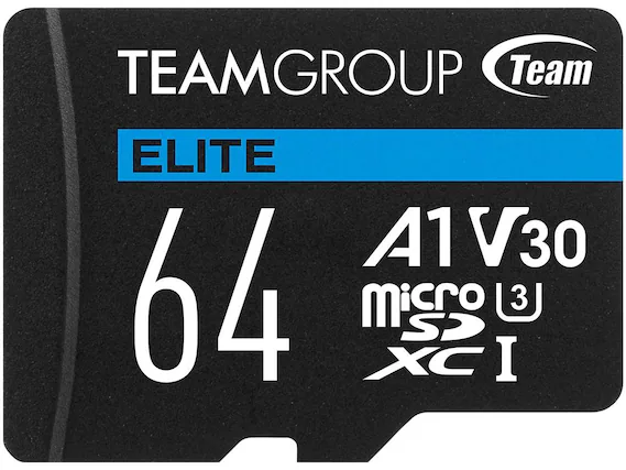 TEAMGROUP
Team
ELITE
64
A1 V30
Micro SDXC I
