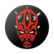 Front. PopSockets - Adhesive PopGrip Universal Grip & Stand for Cell Phones - Star Wars -Darth Maul Enamel.