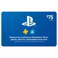 Sony - $75 PlayStation Store Gift Card [Digital] - Front_Zoom