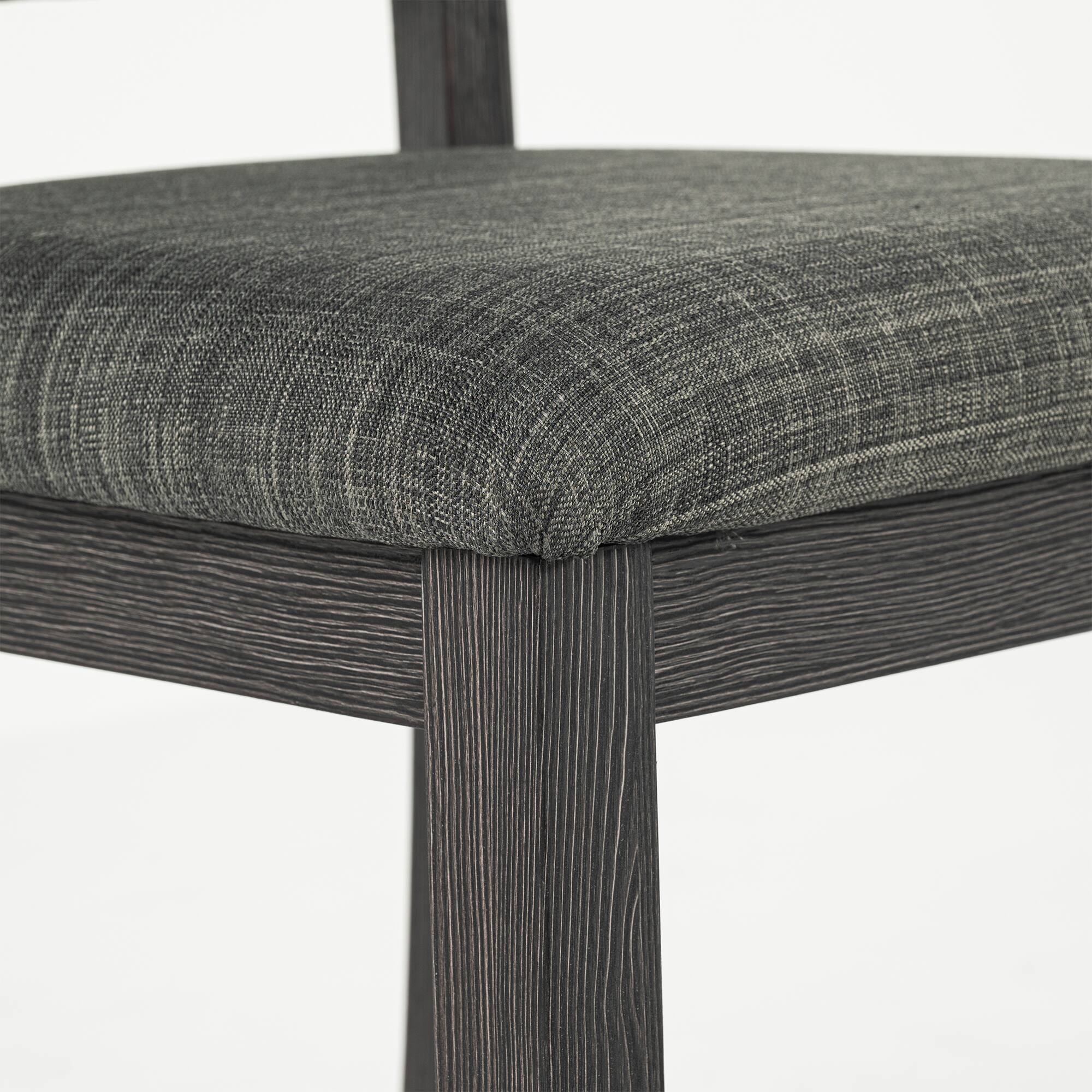 Alt View 6. Vaczon - Set of 4 Transitional Upholstered Side Chairs Comfortable Dining or Accent Chairs for Kitchen Living Room and Office - Gray.