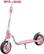 Front. GoTrax - KS8 Kids Kick Scooter for Ages 5+, 8" Wheels, Adjustable Handlebar, Foldable Design - Pink.