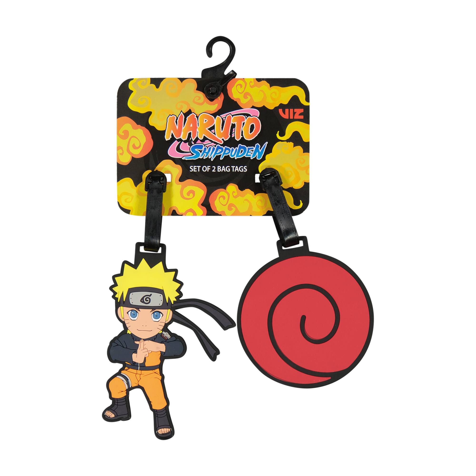 NARUTO SHIPPUDEN  
SET OF 2 BAG TAGS