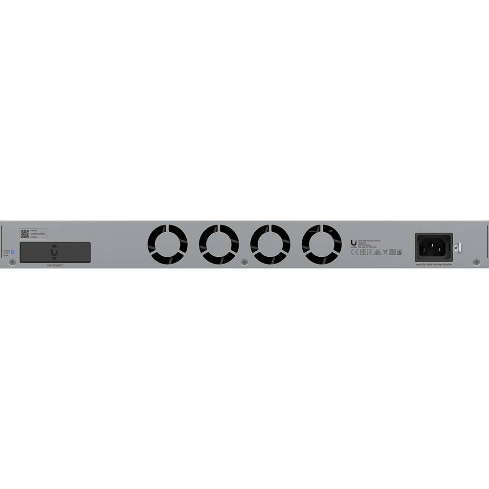 Alt View 4. Ubiquiti - Enterprise 48 48-Port 2.5Gb PoE+ Compliant Managed Network Switch USW-Enterprise-48-Po - Gray.