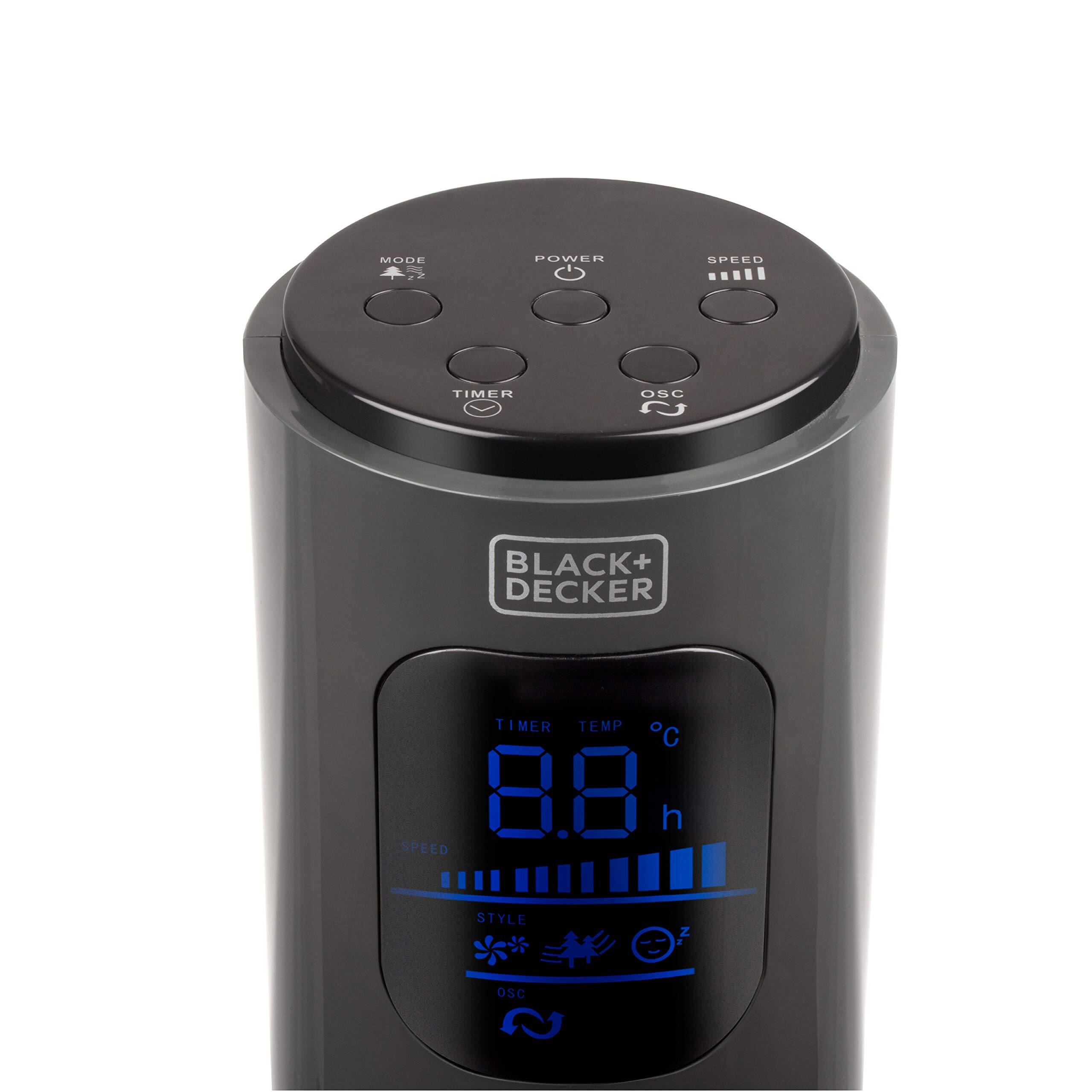 MODE F2 POWER SPEED TIMER 0SC BLACK+ DECKER TIMER TEMP C 8.8 h SPEED STYLE 0SC