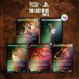 Wizards of The Coast - Magic: The Gathering TCG: Secret Lair x The Last of Us Part II - Rainbow Foil Edition