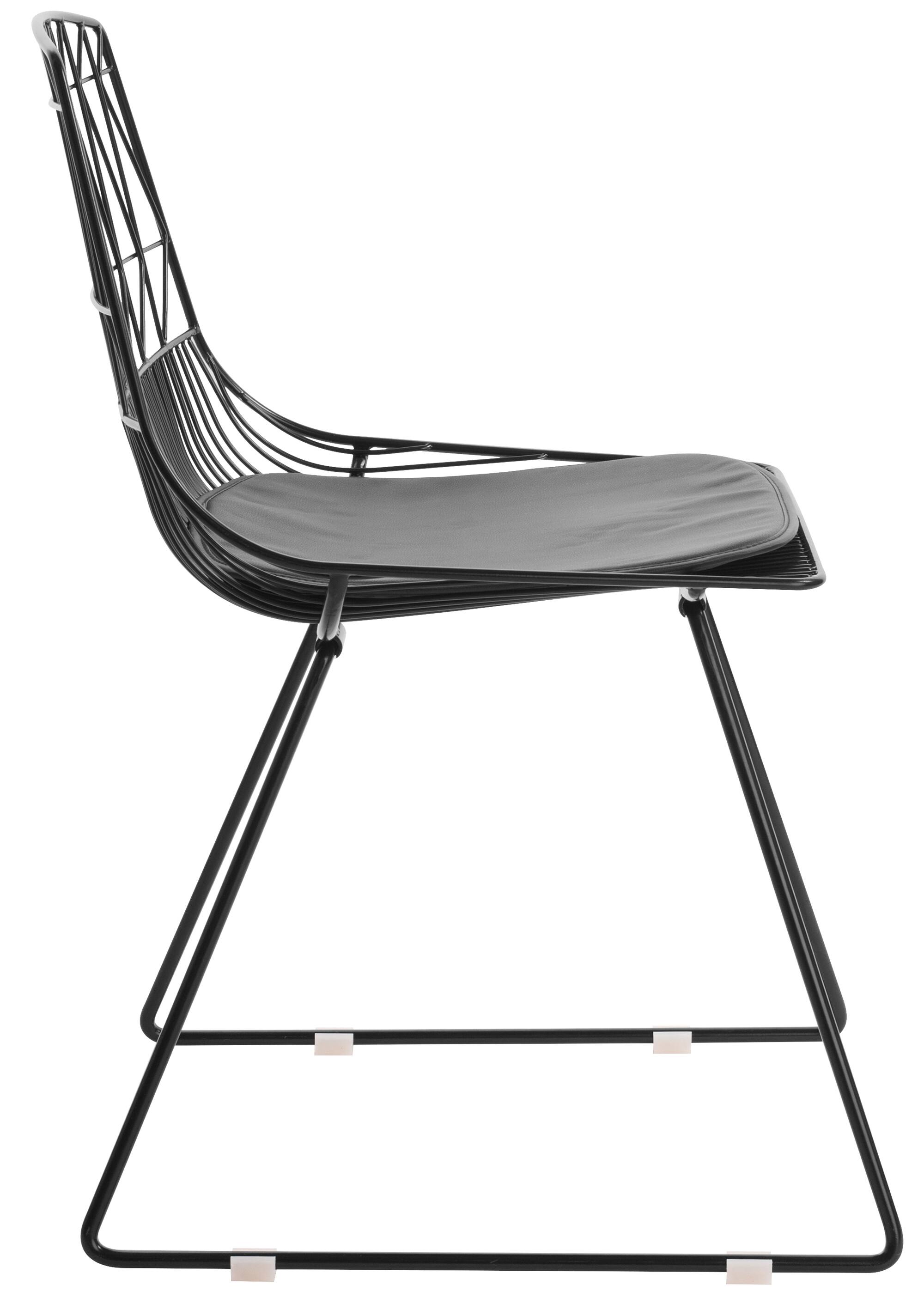 Alt View 3. Adore Decor - Adore Decor Vivi Dining Chair, Set of 2, Black - Black.