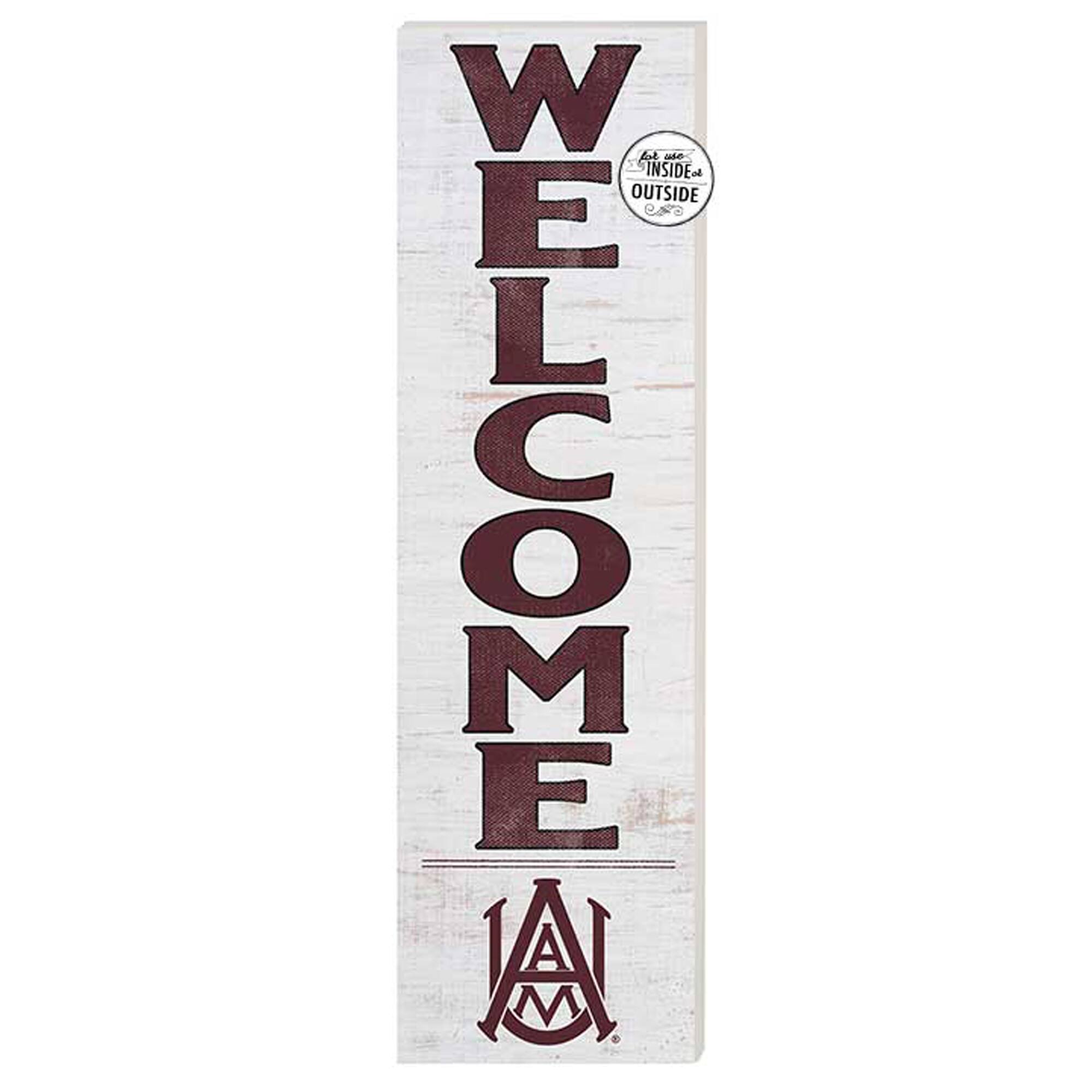 Alabama A&M Bulldogs 10'' x 35'' Indoor/Outdoor Welcome Sign