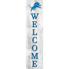 Fan Creations - Detroit Lions 48'' Welcome Leaner - Multicolor