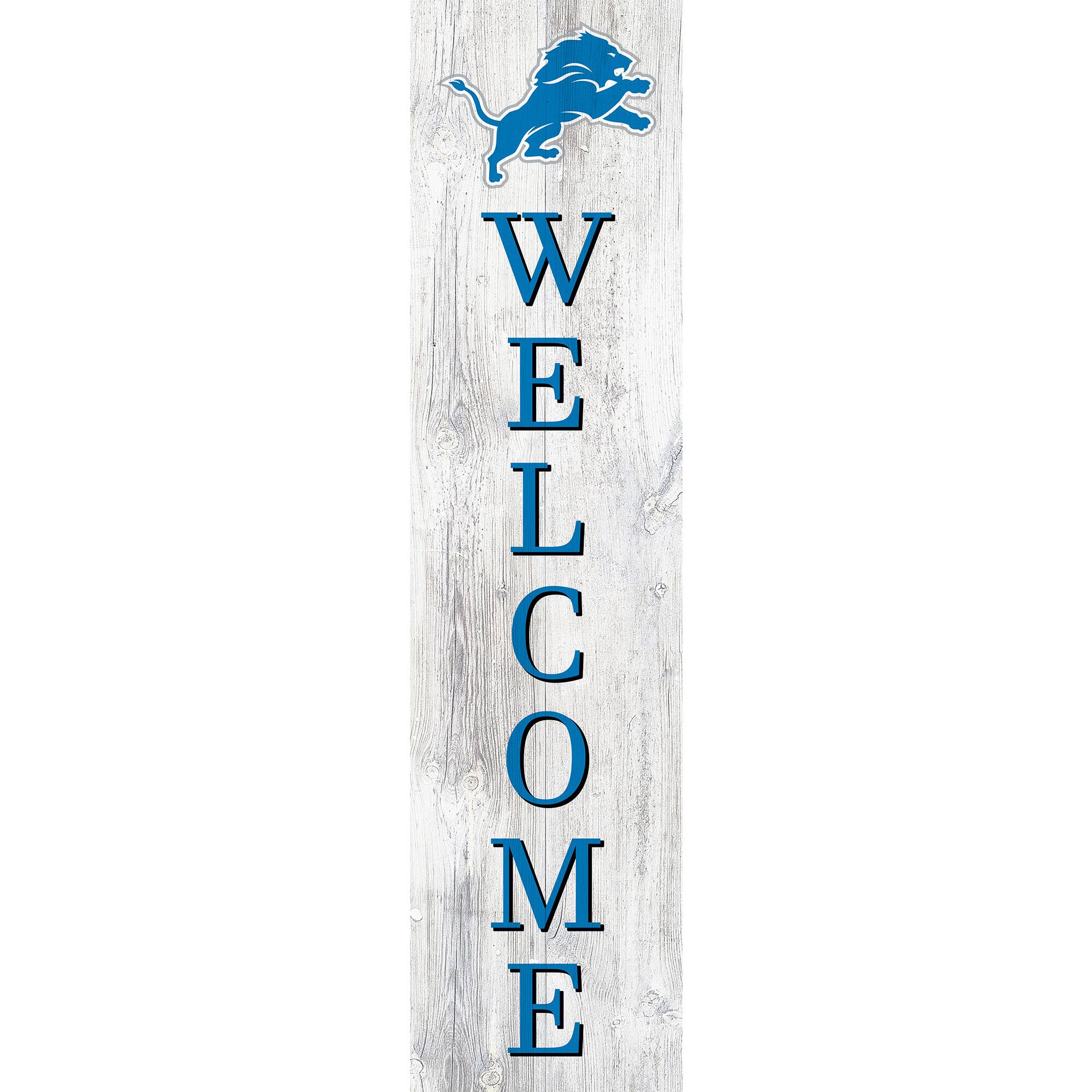 Detroit Lions 48'' Welcome Leaner