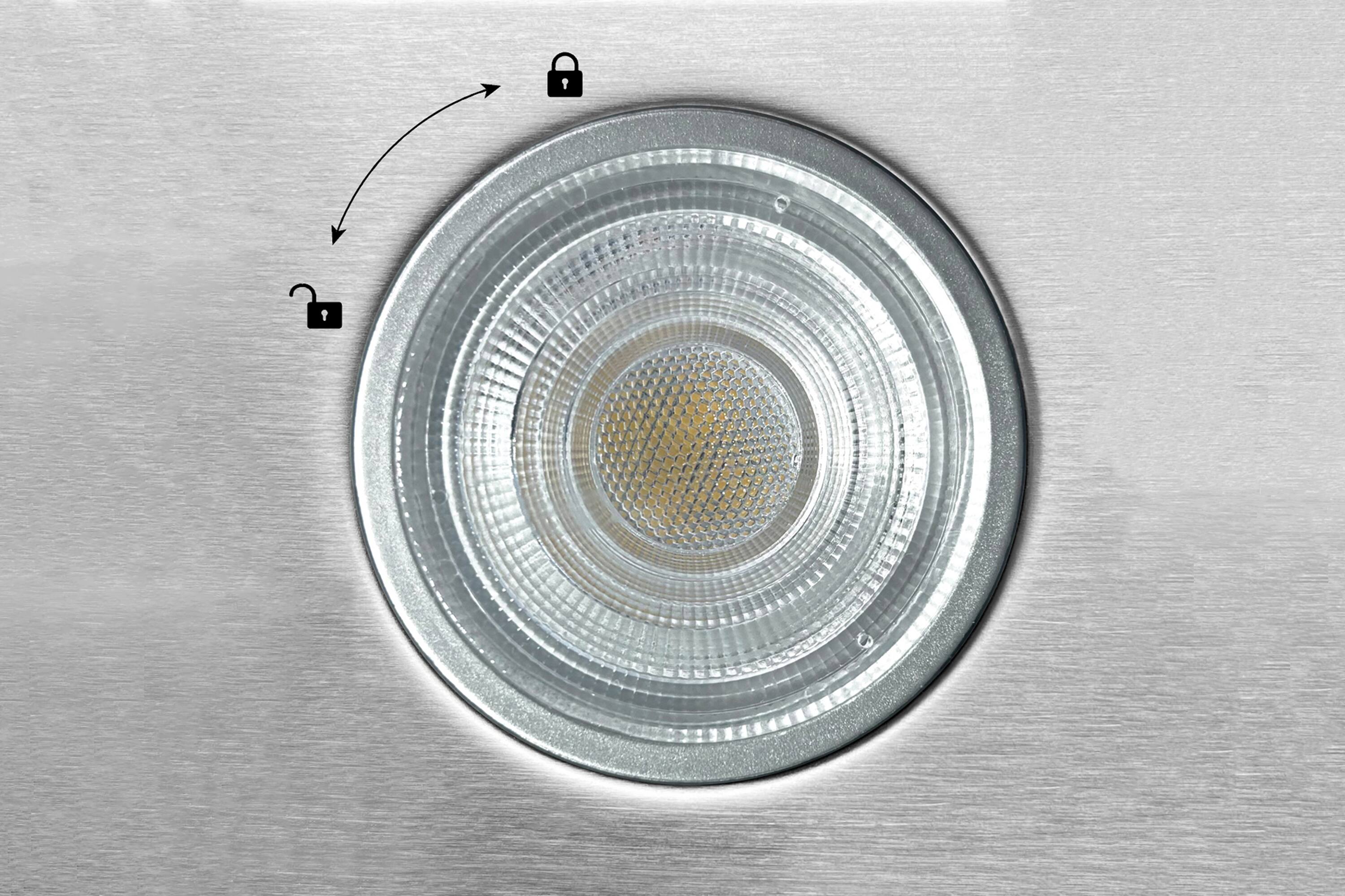 Alt View 6. Hauslane - Hauslane Pro-Style 40” IN-R300 Built-In Range Hood, 21” Deep - Silver.