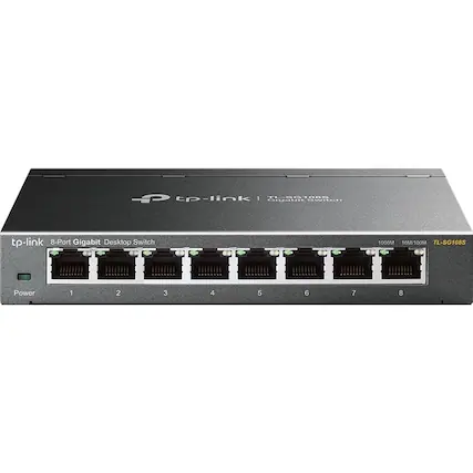 tp-link 8-Port Gigabit Desktop Switch
TL-SG108S
1000M 10M/100M
Power 1 2 3 4 5 6 7 8