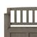 Alt View 11. Simpli Home - Brooklyn Entryway Storage Bench - Farmhouse Grey.