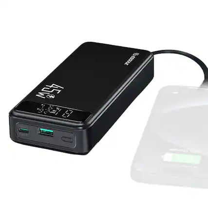 Sure, here is the corrected and grouped text from the image:
- 45W
- SAKO
- IN/OUT
- Type-C
- USB OUT
- Charged 88%
- unlock 01
- Swipe
- 88% Charged
- Samsung on the go