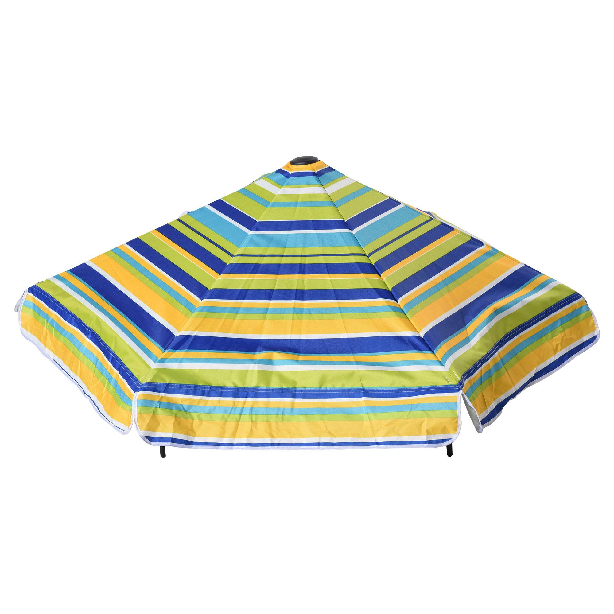 Alt View 4. Pawhut - 48" x 41" Heavy-Duty Metal Dog Playpen, Outdoor Pet Cage Kennel, Exercise Fence, Weather-Resistant Roof, Locking Door.