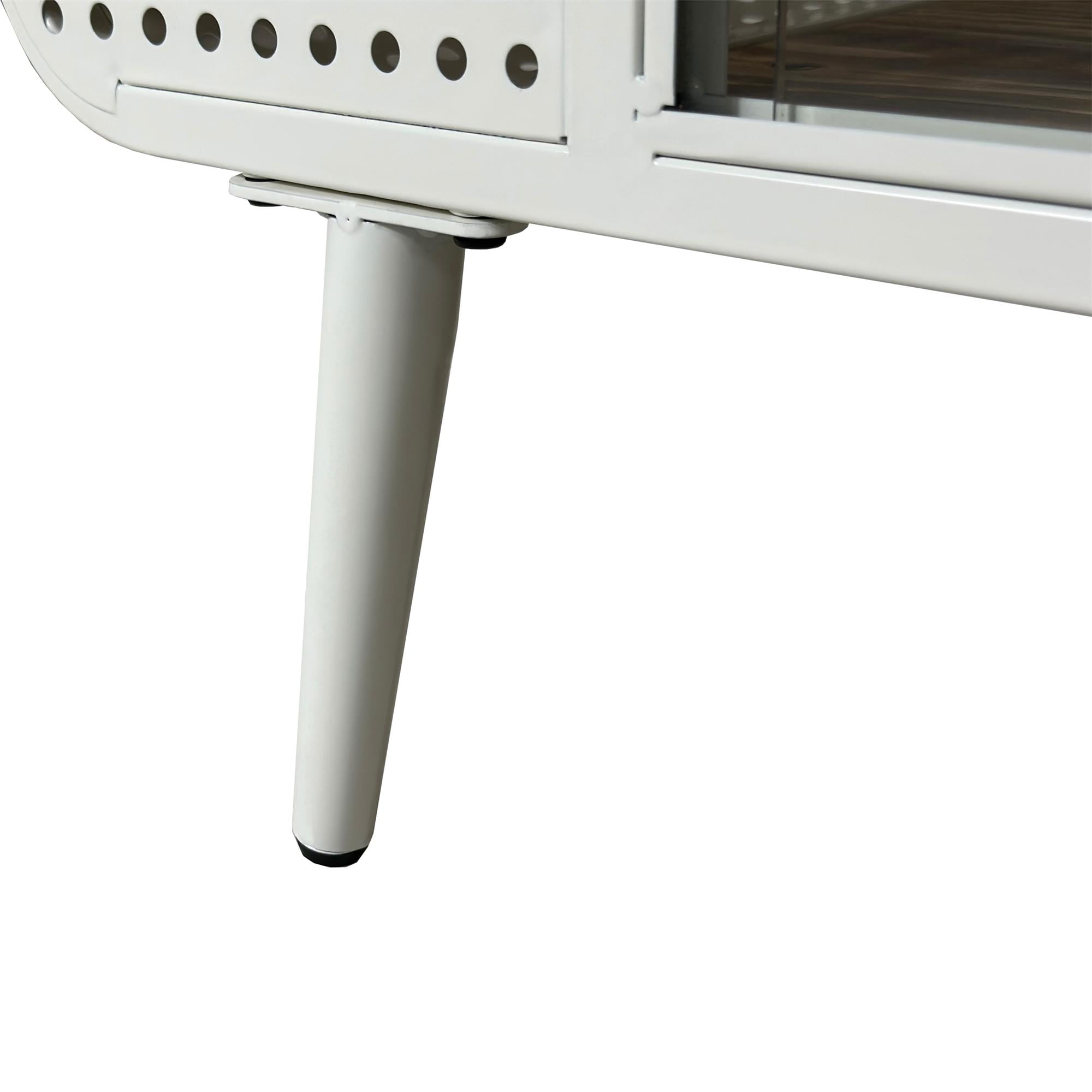 Alt View 2. Pefilos - 55" Cat House for Indoor Cats with Tempered Glass, Transparent Cat Playpen Cat Condo for Large Cats.