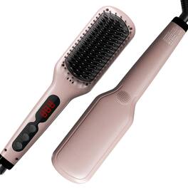 Dazzling Pops - Pro Ceramic Ionic Hair Straightener Brush For Home Salon Mch Fast Heating Tech With Auto off Safety - Default