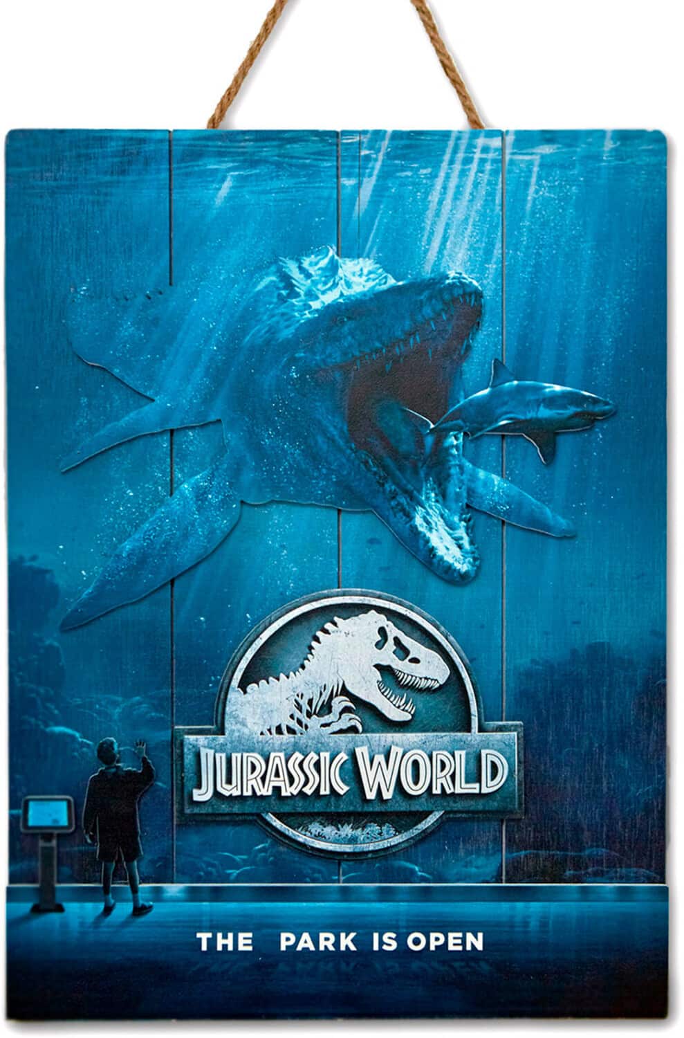 "PopMarket - Jurrasic World - Woodart 3D - Mossasaurus 12""x16"" Hanging Sign - COLLECTIBLES - Multicolor" price history on PriceWatchPro